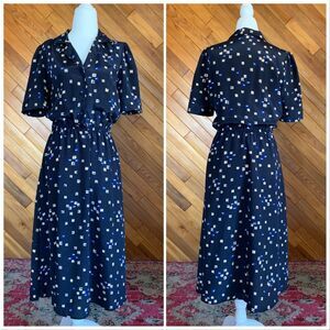 Vintage 80s/90s  Jonathan Martin Midi Shirt Dress